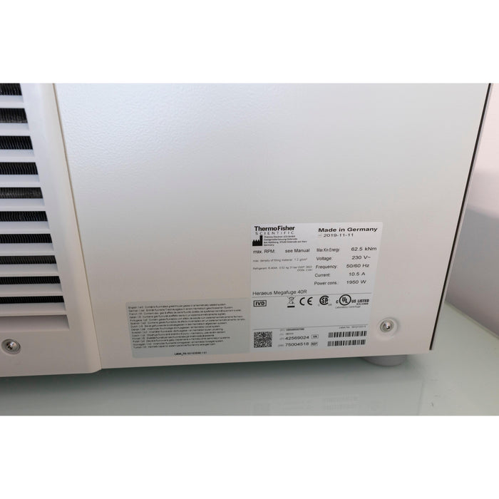 Heraeus Megafuge 40R Tischzentrifuge (11.2019)