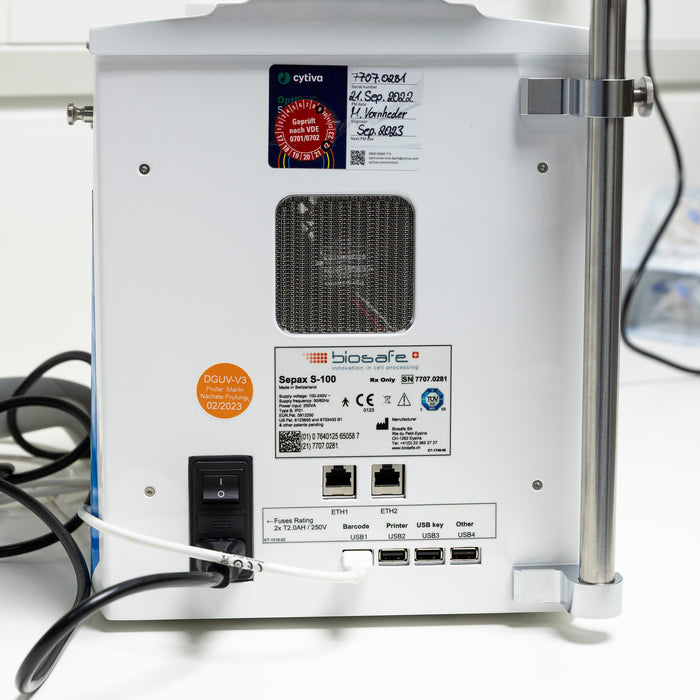 Biosafe Sepax S-100 Cell Processing Instrument