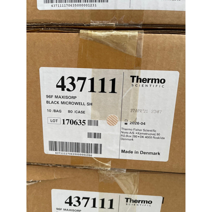 Thermo Scientific MaxiSorp schwarze 96-Well Platten für die Immunologie [80 Stk. / MHD 2026]