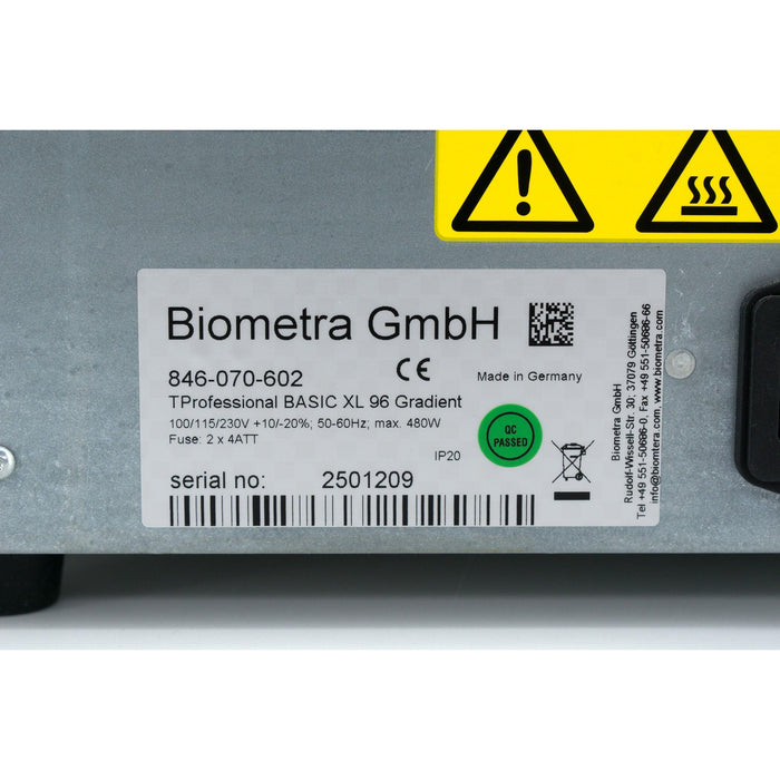 PCR-Thermocycler Biometra TProfessional BASIC XL 96 Gradient