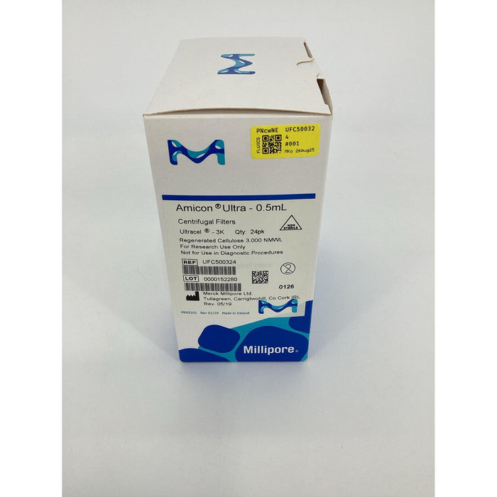 Merck Millipore Amicon Ultra Zentrifugenfilter 0,5 mL, 3 kDa MWCO [24 Stk.]