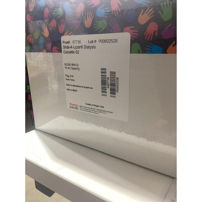 Thermo Scientific Slide-A-Lyzer G2 Dialysis Cassettes 15 mL, 20K MWCO [8 Stk.]