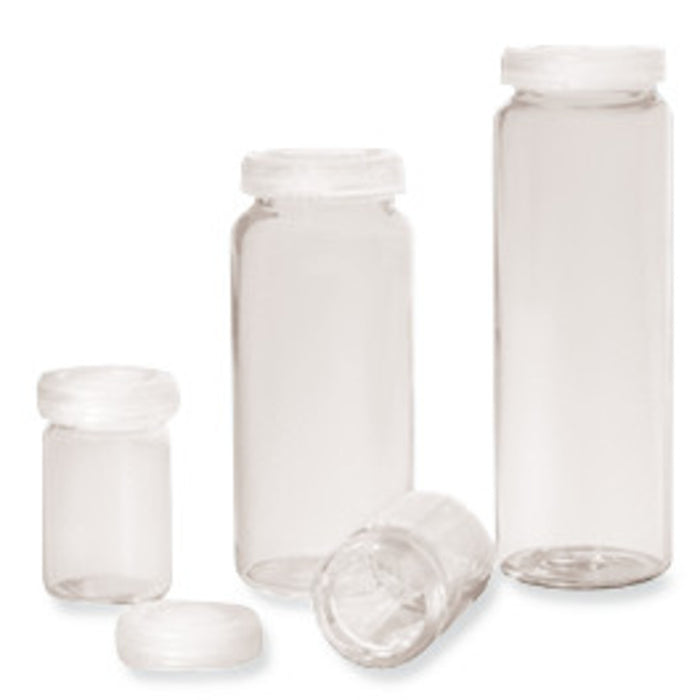 Rollrandgläser, Kalk-Soda-Glas, m. Schnappdeckel (PE), Höhe 80 mm, 40 ml (200 Stk.)