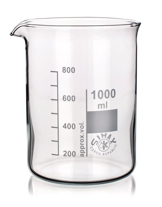 Bechergläser niedrige Form, 600 ml (10 Stk.)