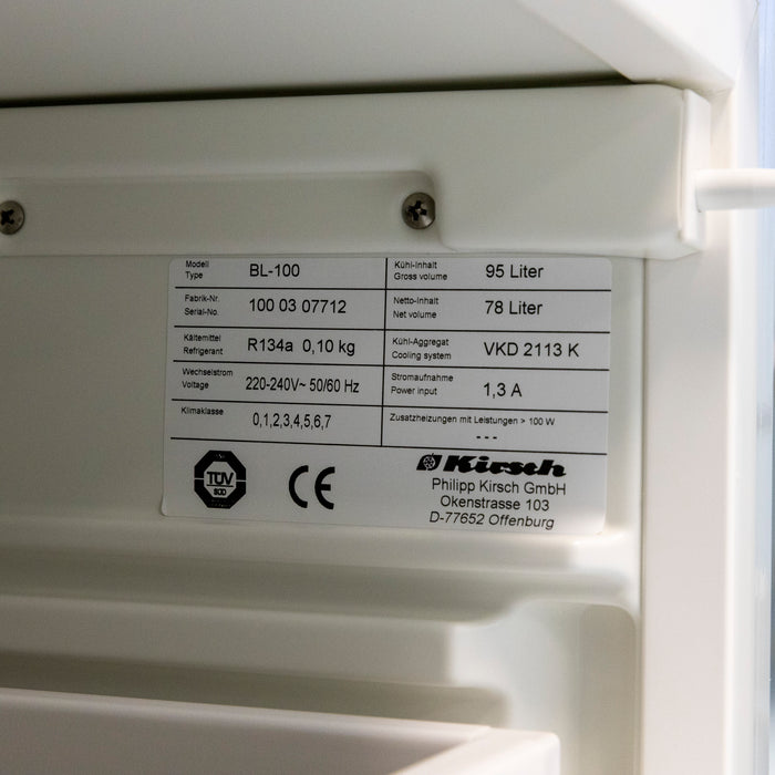 Kirsch BL-100 Medical Refrigerator