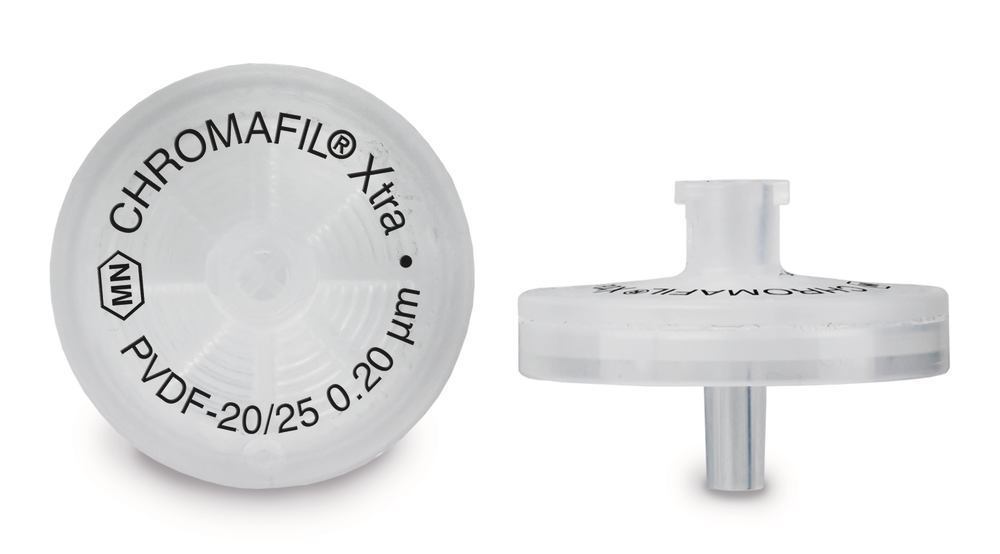 CHROMAFIL®-Spritzenvorsatzfil. PVDF Xtra, Porengr. 0,20 µm, Ø 25 mm (100 Stk.)