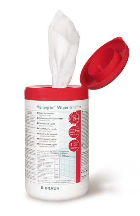 Meliseptol® Wipes sensitive, Desinfektionstücher, Box à 60 Tücher 60 Tücher