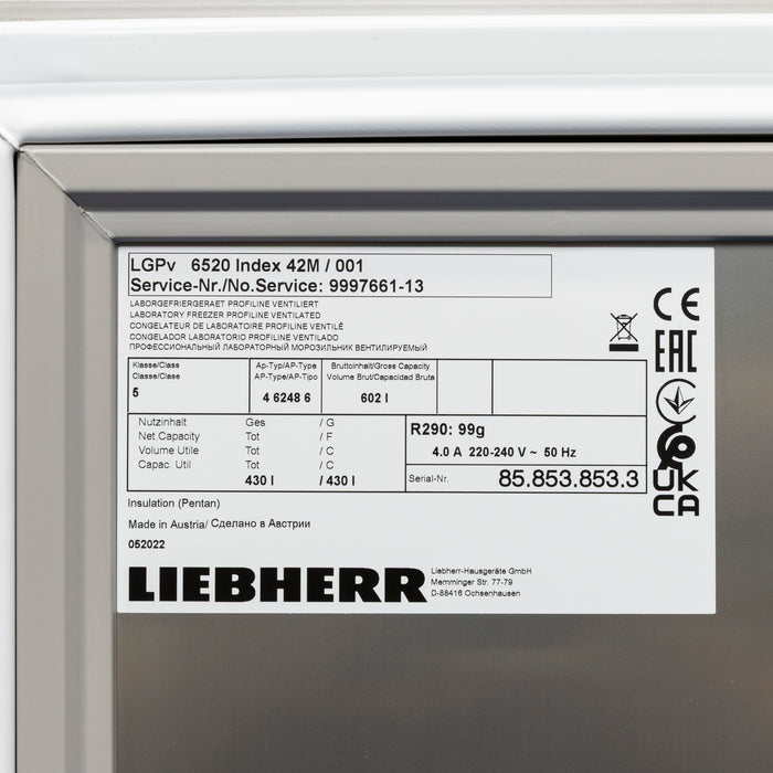 Liebherr LGPv 6520 Pharma-Gefrierschrank