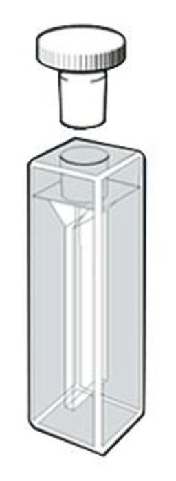 ROTILABO®-Präzisions-Glasküvette, Mikro, Quarzglas, Stopfen, 0,7 ml (1 Stk.)