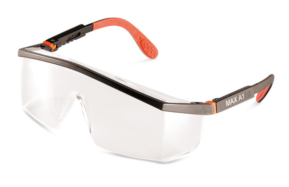 Schutzbrille Max A1, gem. EN 166, PC, kratzfest (1 Stk.)