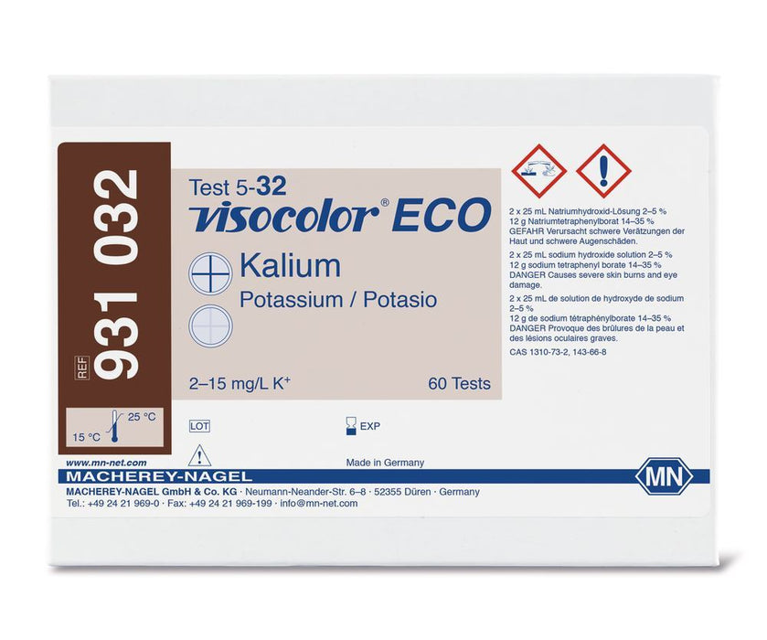 VISOCOLOR® ECO Testbesteck, Kalium K+