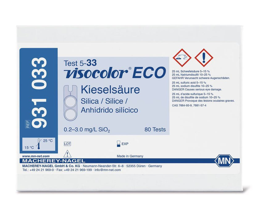 VISOCOLOR® ECO Testbesteck, Kieselsäure SiO2