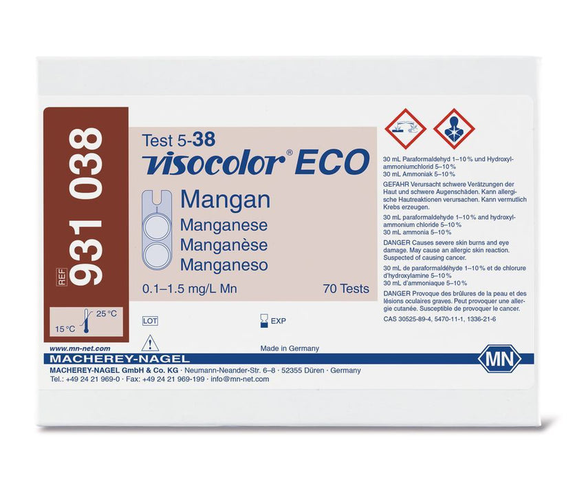 VISOCOLOR® ECO Testbesteck, Mangan Mn