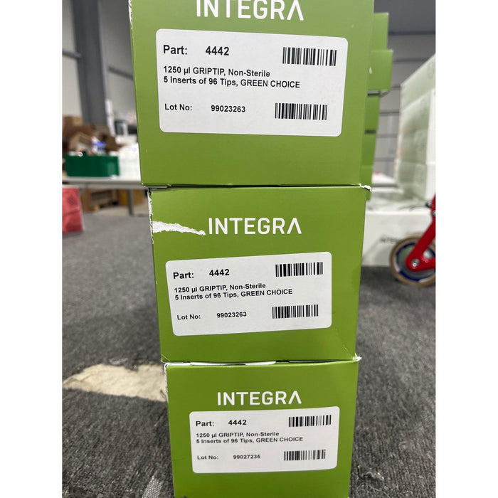 Integra 1250 µL Griptip Pipettenspitzen in re-fill blister a 96 unsteril [480 Stk.]