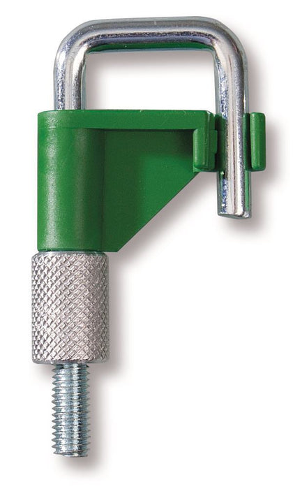 Schlauchklemme für Schläuche, bis 15 mm, grün, PVDF/Stahl (1 Stk.)