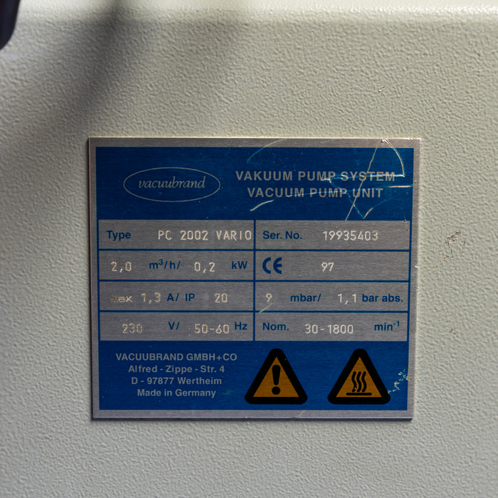 Vacuubrand PC 2002 VARIO Chemie-Pumpstand