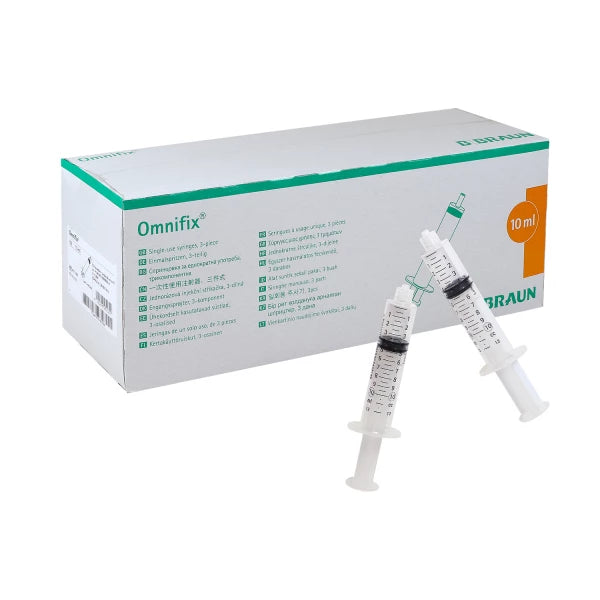 Omnifix 10 ml/ Einmalspritze - Spenderkarton<br>[100 Stk. / MHD2024]