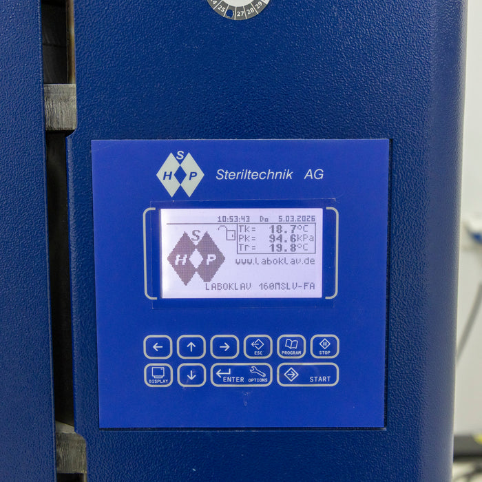 SHP Laboklav 160 MSLV+FA Horizontalautoklav