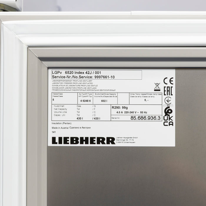 Liebherr LGPv 6520 Pharma-Gefrierschrank