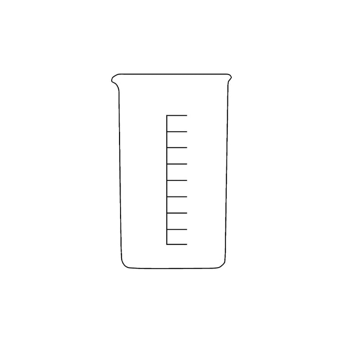 neoLab neoChoice Bechergläser, Borosilikatglas, hohe Form, 25 mL [9 Stk.]