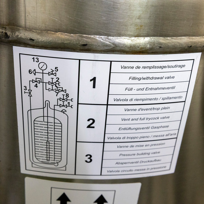 Consartic 120 VLN Liquid Nitrogen Cryogenic Tank