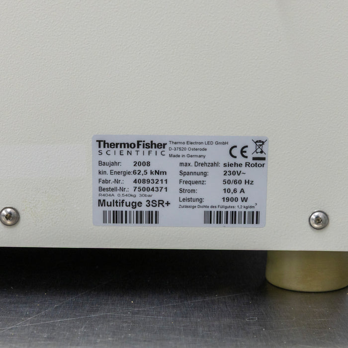 Thermo Scientific Heraeus Multifuge 3SR+ – Refrigerated Benchtop Centrifuge
