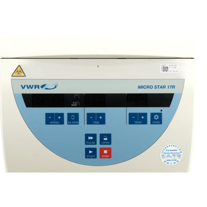 Kühlzentrifuge VWR Micro Star 17R mit Rotor für 24x 1.5/2.0mL (2014)