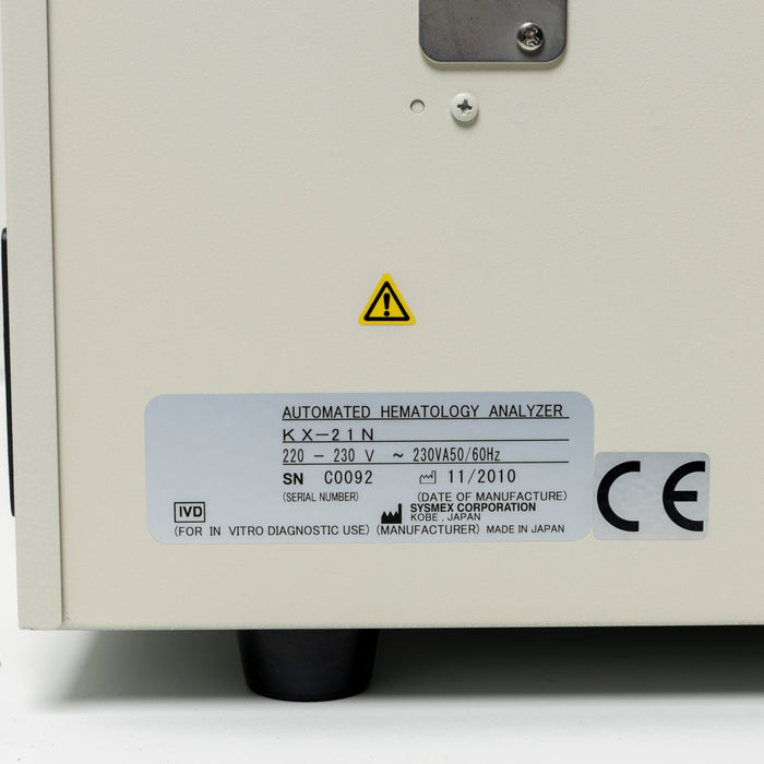 Sysmex KX-21N Hematology Analyzer