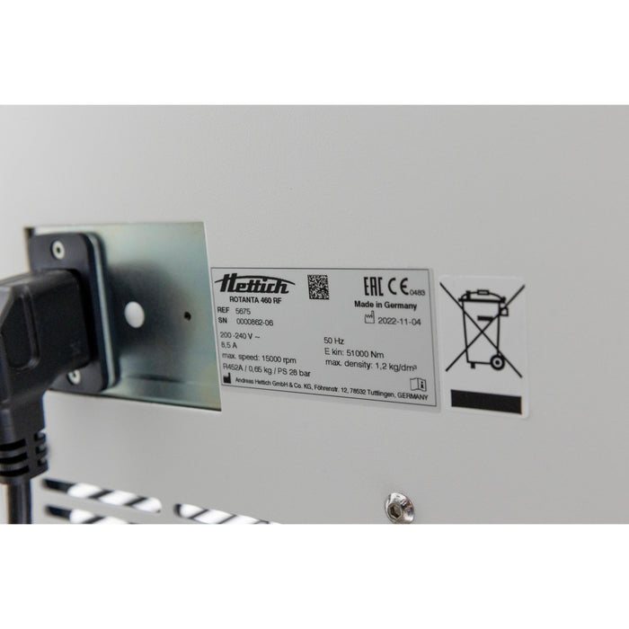 Hettich ROTANTA 460 RF Kühlzentrifuge (11.2022)