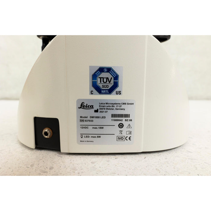 Leica DM1000 LED Lichtmikroskop (07.2021)