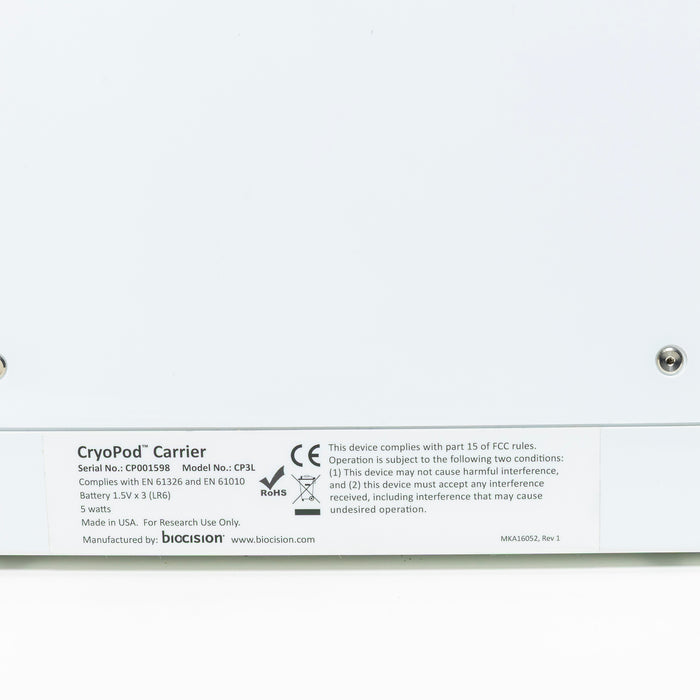 Brooks Life Sciences CryoPod Filling Station + 2× CryoPod Carrier
