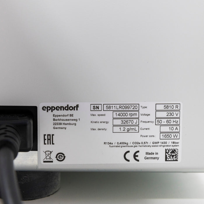 Eppendorf Zentrifuge 5810 R