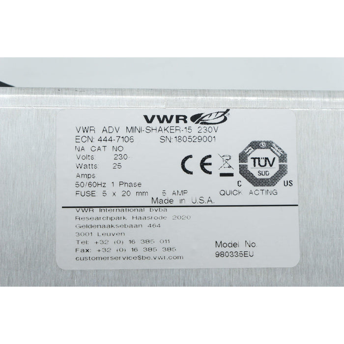 Kreisschüttler VWR Advanced Mini Shaker 15