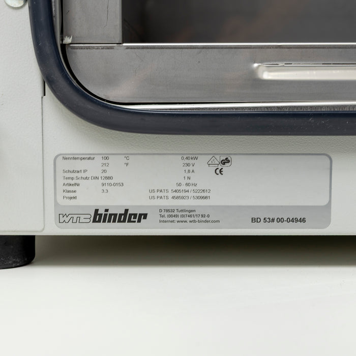 Binder BD 53 Inkubator