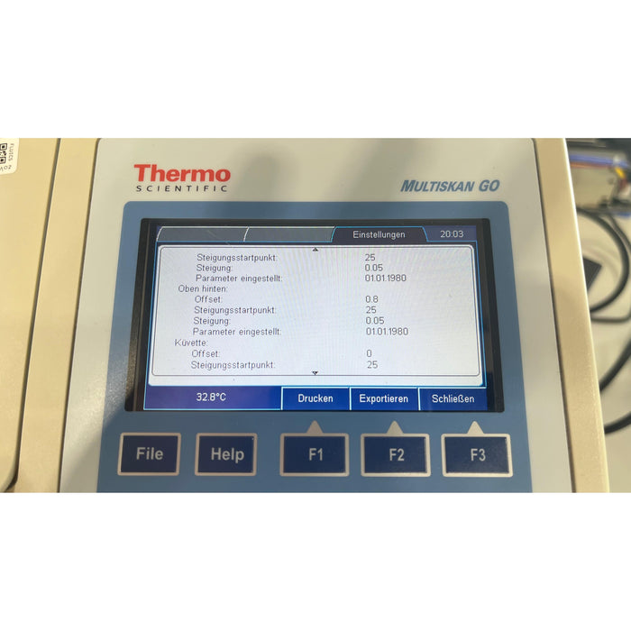 Spektrophotometer Thermo Scientific Multiskan Go für Küvetten (11.2010)