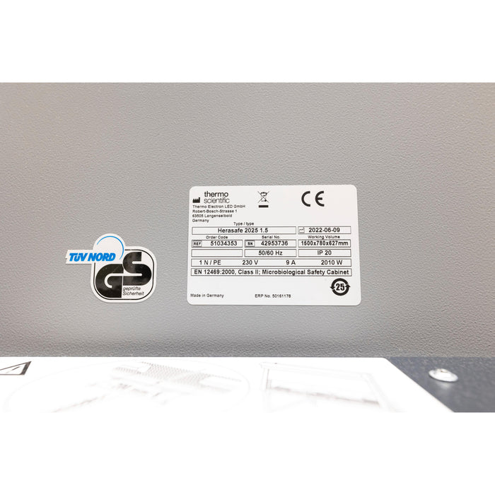 Herasafe 2025 1.5 Sicherheitswerkbank 1.5 m (06.2022)