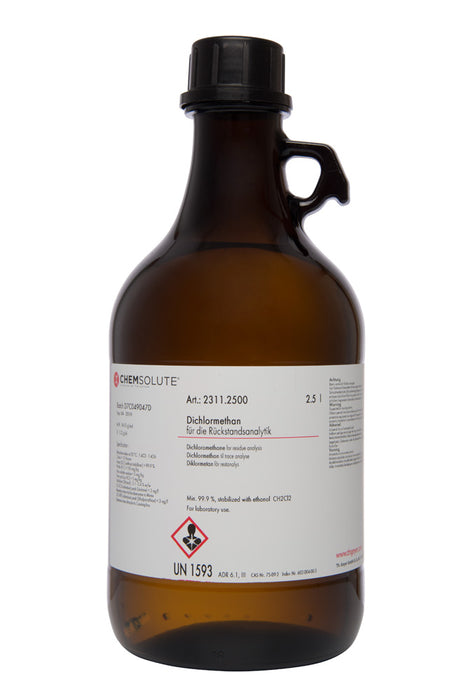 Dichlormethan für die Rückstandsanalytik (min. 99,9 %, stabilisiert mit Ethanol)