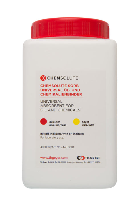 CHEMSOLUTE® Sorb Öl- und Chemikalienbinder (Weithalsbehälter 4000 ml)