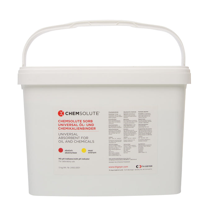 CHEMSOLUTE® Sorb Öl- und Chemikalienbinder (Vorratseimer 5 kg)