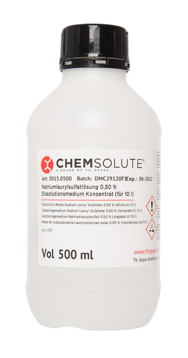 Natriumlaurylsulfatlösung 0,50 % Dissolutionsmedium Konzentrat (für 10 l) USP konform