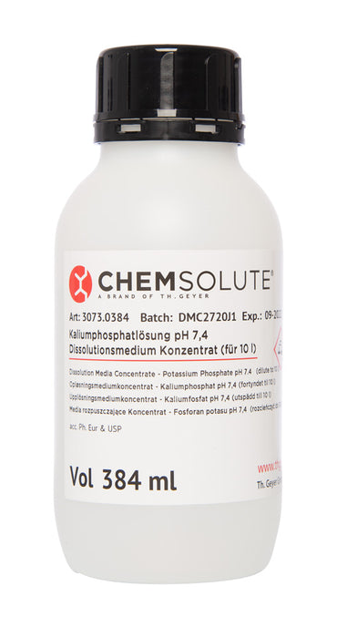 Kaliumphosphatlösung pH 7,4 Dissolutionsmedium Konzentrat (für 10 l) Ph.Eur. & USP konform