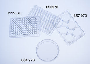Zellkultur Multiwell-Platte, 6 Well, PS, Abdeckplatte mit Kondensationsringen, transparent, zellabweisende Oberfläche, steril, einzeln verpackt (5 Stk.)