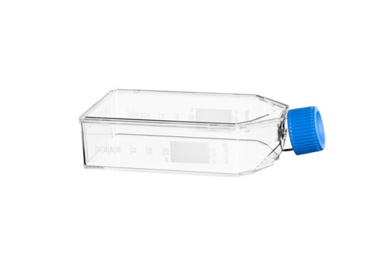 Zellkulturflasche, 250 ml, PS, 75 cm2, mit Filter-Schraubverschluss blau,  Advanced TC, steril, 5 Stück/Btl. (120 Stk.)