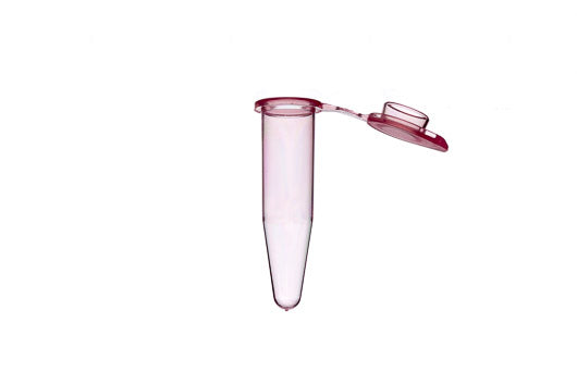 Sapphire PCR Tube, 0,5 ml, PP, flacher Deckel angehängt, rot, 500 Stück/Btl. (10000 Stk.)