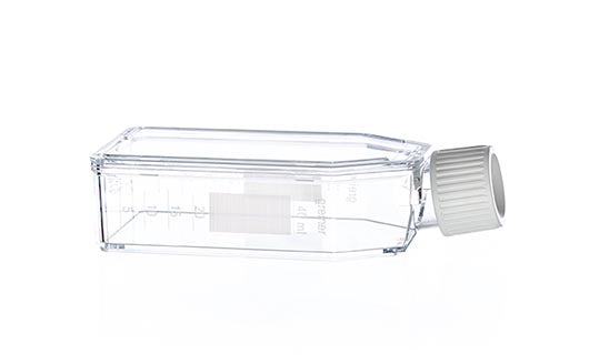 Flasche für Suspensionskultur, 50 ml, PS, Schraubverschluss, weiß, steril, 10 St./Btl., 3-fach verpackt (130 Stk.)