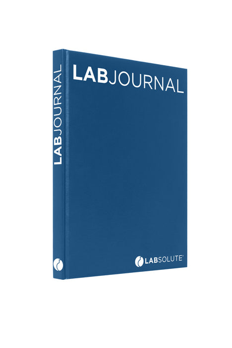 Laborjournal LABJOURNAL, 200 Seiten, kariert, blau, säurefreie Seiten, VE=1 Stück, LABSOLUTE®