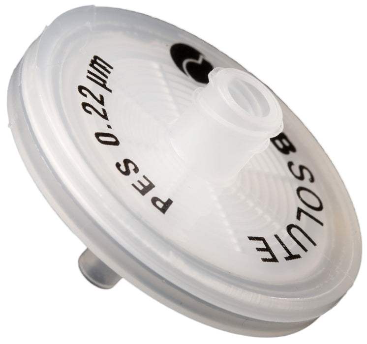 Spritzenvorsatzfilter PES Membran, Durchmesser 25 mm, Porengröße 0,22 µm, unsteril, 500 Stück, LABSOLUTE®