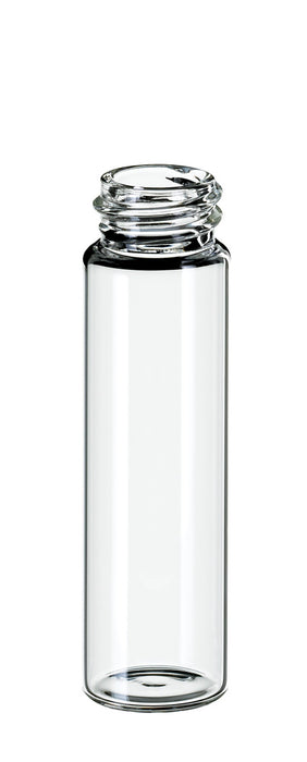 Gewindeflasche ND18, Gewinde 18-400, Klarglas, 1. hydrolytische Klasse, 16 ml, 71 x 20,6 mm, zur Probenlagerung, VE=100, LABSOLUTE®