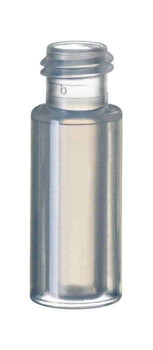 Kurzgewindeflasche ND9, PP, transparent, 0,7 ml, 32 x 11,6 mm, VE=100, LABSOLUTE®