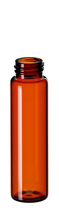 Gewindeflasche ND15, Braunglas, 1. hydrolytische Klasse, 12,0 ml, 66 x 18,5 mm, VE=100, LABSOLUTE®